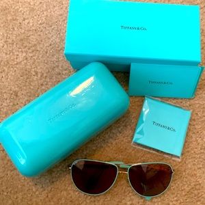 Tiffany case and sunglasses
